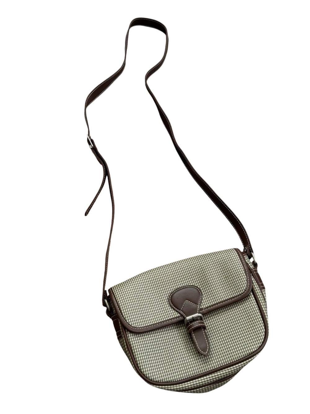 Vintage Y2K Esprit Crossbody Gingham Handbag Bag Purse